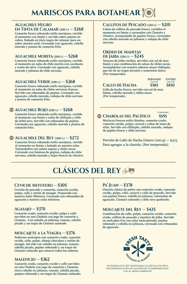 MENÚ MARISCOS EL REY 2026 texto curvas_naturales